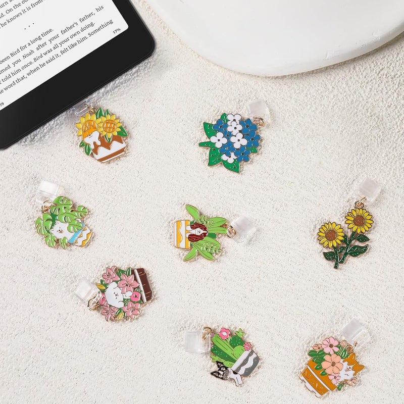 TAKEALOOKO Store Type C Dust Plug Charm for Kindle - 8Pcs Dust Plug Charms Compatible with Kindle Phone, E-Reader Accessories - Image 2